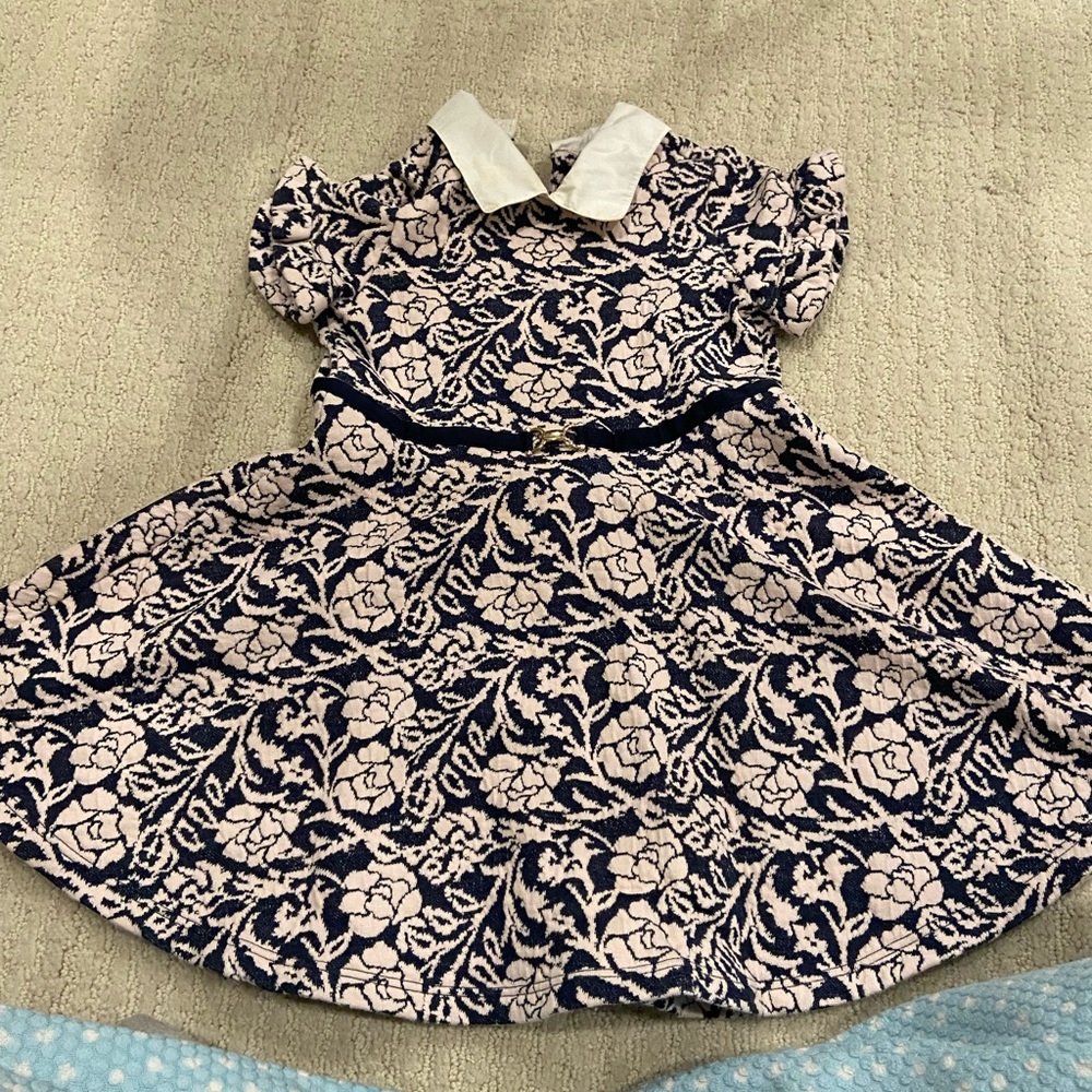Janie and Jack Floral Patterned Kids Dress